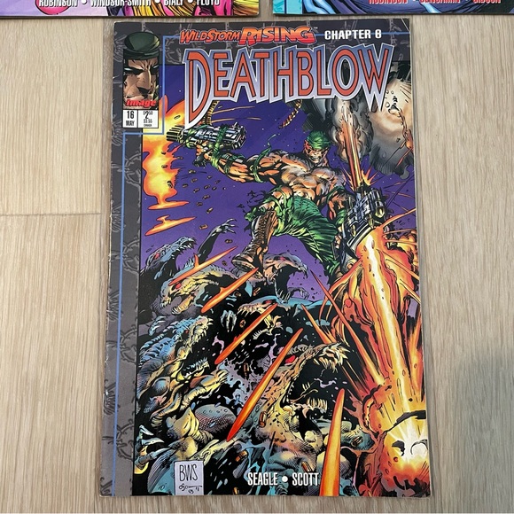 1995 VINTAGE WILDSTORM RISING #1, 4, 16 Comic Books Bundle Lot Of 3ea - Picture 4 of 6